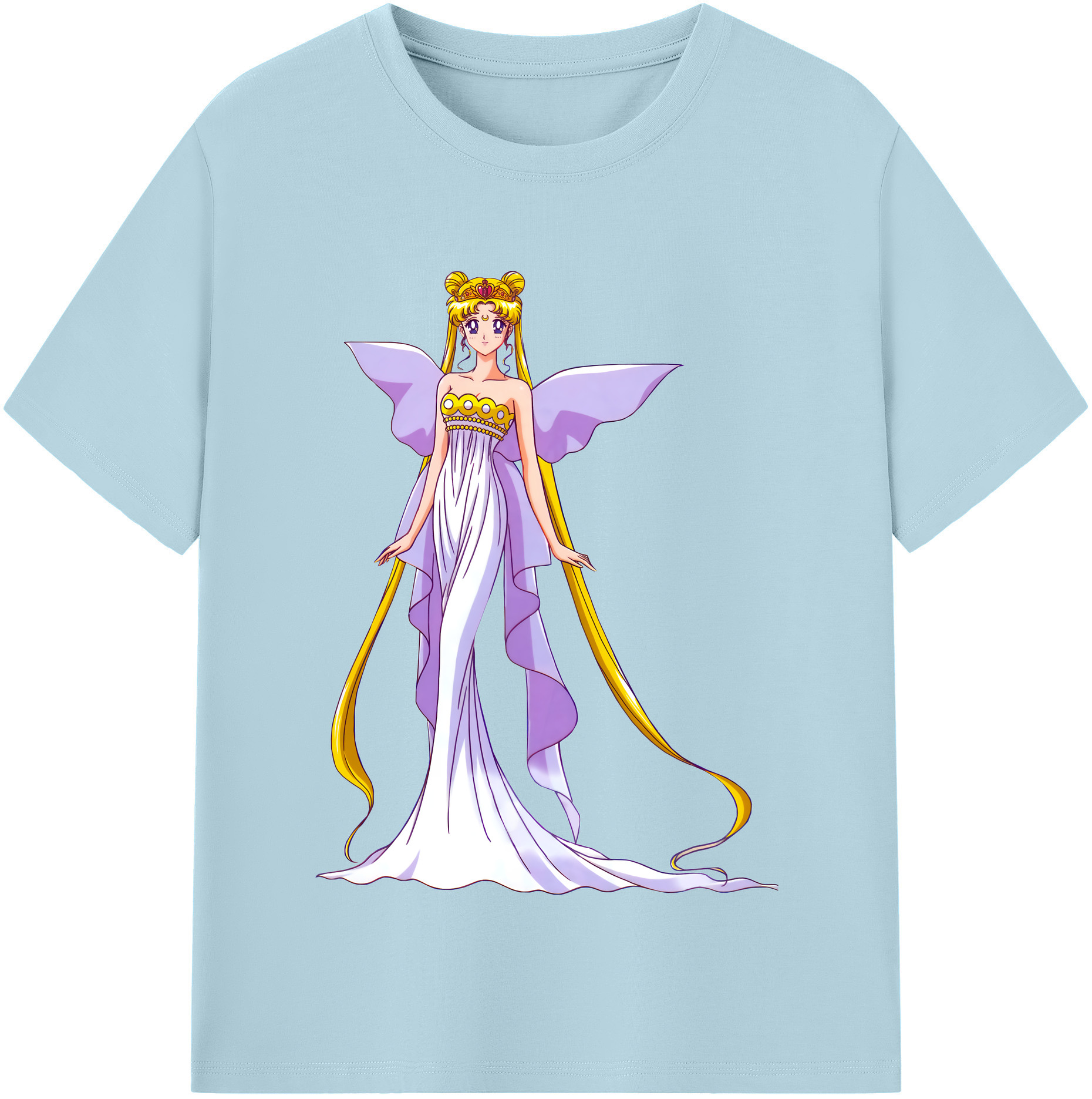 （画像用） 美少女戦士セーラームーン 愛野 美奈子 あいの みなこ Sailor Moon Aino Minako 綿100％半袖Tシャツ（フロントプリント）